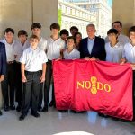 El Club Patín Irlandesas, recibido en el Ayuntamiento de Sevilla antes de disputar el Campeonato de España